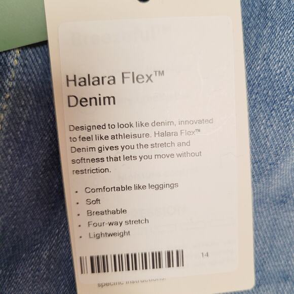 NWT Halara Flex Denim Pull On Straight Leg Jegging Jeans Large - Picture 5 of 11